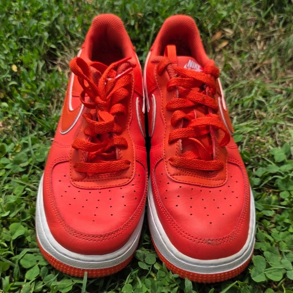 Nike Air Force 1 Low GS Picante Red White DX5805-600 Mens 6.5Y Womens 8